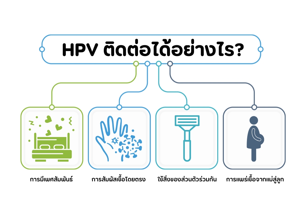 HPV ติดต่อได้อย่างไร