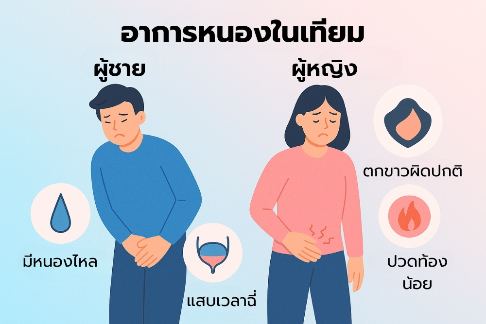 ลักษณะอาการแบบใดที่ต้องทำการ รักษาหนองในเทียม