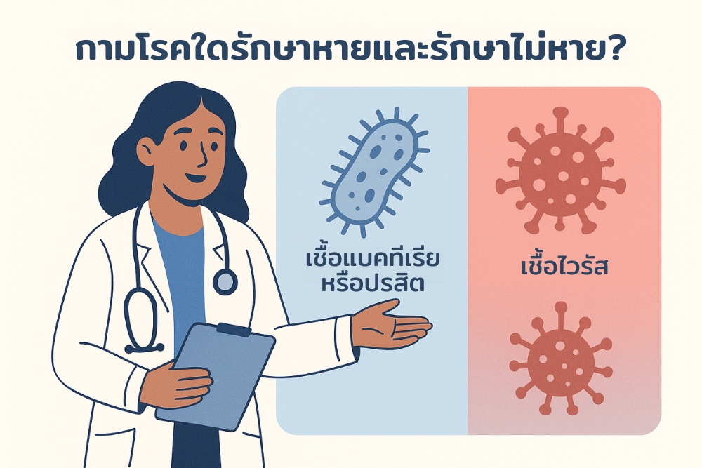กามโรค ใดรักษาหายและรักษาไม่หาย