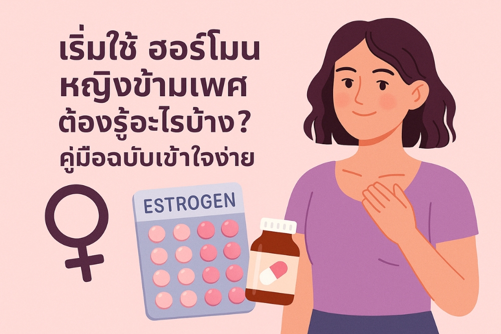 เริ่มใช้ ฮอร์โมนหญิงข้ามเพศ ต้องรู้อะไรบ้าง? คู่มือฉบับเข้าใจง่าย